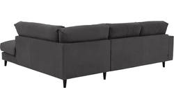 Goossens hoekbank jonas grijs stof - 8181633-1456-01