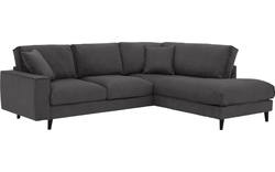 Goossens hoekbank jonas grijs stof - 8181633-1456-04