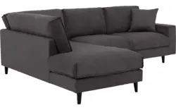 Goossens hoekbank jonas grijs stof - 8181633-1456-01-gespiegeld