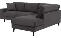 Goossens hoekbank jonas grijs stof - 8181633-1456-01