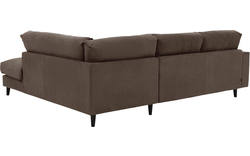 Goossens hoekbank jonas grijs stof - 8181633-1458-02
