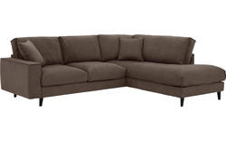 Goossens hoekbank jonas grijs stof - 8181633-1458-01