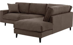 Goossens hoekbank jonas grijs stof - 8181633-1458-01