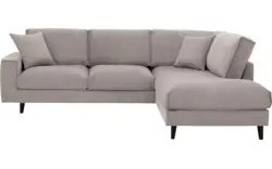 Goossens hoekbank jonas beige stof - 8181633-1459-01