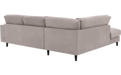 Goossens hoekbank jonas beige stof - 8181633-1459-01-gespiegeld
