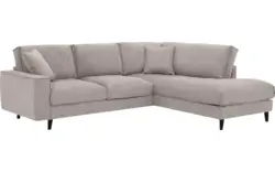 Goossens hoekbank jonas beige stof - 8181633-1459-01