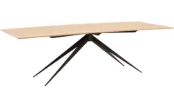 Goossens excellent eettafel uniek blank eiken - 8181693-02