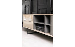 Goossens basic tv meubel vienna bruin mdf - 8171315-01