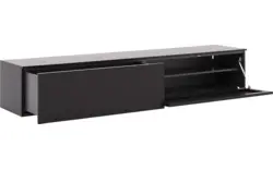 Goossens excellent tv meubel monza easy zwart mdf - 8181727-01