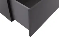 Goossens excellent tv meubel monza easy zwart mdf - 8181727-01