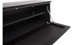 Goossens excellent tv meubel monza easy zwart mdf - 8181727-01