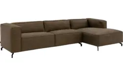 Goossens loungebank calvin groen micro leer - 8181732-01