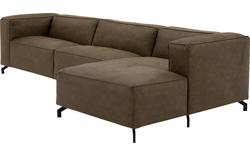 Goossens loungebank calvin groen micro leer - 8181732-01