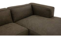 Goossens loungebank calvin groen micro leer - 8181732-01
