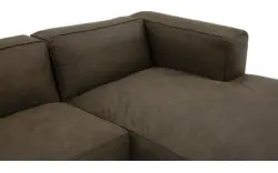 Goossens loungebank calvin groen micro leer - 8181732-01