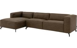 Goossens loungebank calvin groen micro leer - 8181732-gespiegeld-02