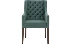 Goossens eetkamerstoel pearl groen stof - 8181735-02