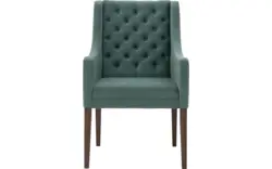 Goossens eetkamerstoel pearl groen stof - 8181735-02