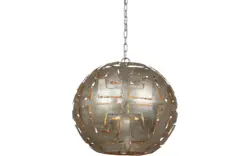 Goossens excellent hanglamp cecile zilver metaal - 8181752