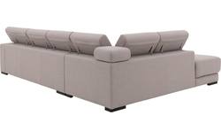 Goossens hoekbank nora grijs stof - 8190040-01