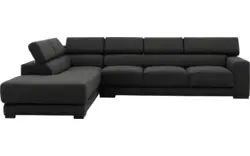 Goossens hoekbank nora grijs stof - 8190040-204-01