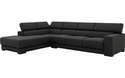 Goossens hoekbank nora grijs stof - 8190040-204-01