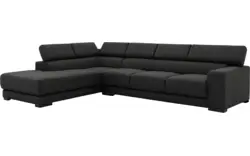 Goossens hoekbank nora grijs stof - 8190040-204-01