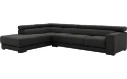 Goossens hoekbank nora grijs stof - 8190040-204-01