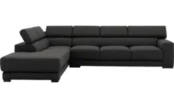Goossens hoekbank nora grijs stof - 8190040-205-01