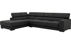 Goossens hoekbank nora grijs stof - 8190040-205-01