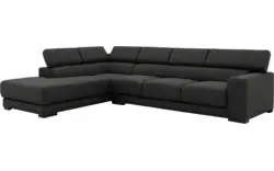 Goossens hoekbank nora grijs stof - 8190040-205-01