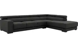 Goossens hoekbank nora grijs stof - 8190040-205-01-gespiegeld