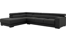 Goossens hoekbank nora grijs stof - 8190040-205-01