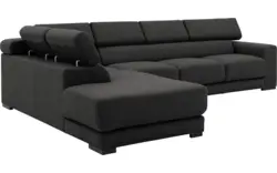 Goossens hoekbank nora grijs stof - 8190040-205-01