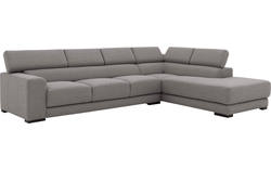 Goossens hoekbank nora grijs stof - 8190040-207-01-gespiegeld