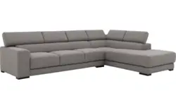 Goossens hoekbank nora grijs stof - 8190040-207-01-gespiegeld