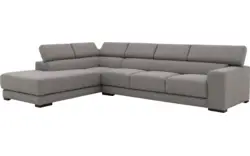 Goossens hoekbank nora grijs stof - 8190040-207-01