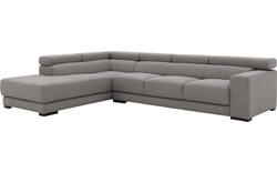 Goossens hoekbank nora grijs stof - 8190040-207-01