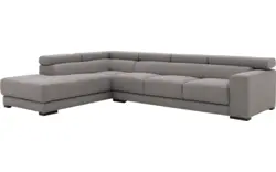 Goossens hoekbank nora grijs stof - 8190040-207-01