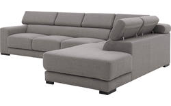 Goossens hoekbank nora grijs stof - 8190040-207-01-gespiegeld