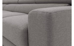 Goossens hoekbank nora grijs stof - 8190040-207-01