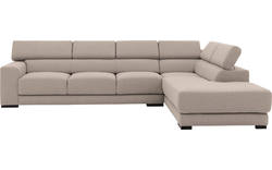 Goossens hoekbank nora beige stof - 8190040-209-02-gespiegeld