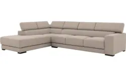 Goossens hoekbank nora beige stof - 8190040-209-01