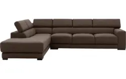 Goossens hoekbank nora bruin stof - 8190040-211-01