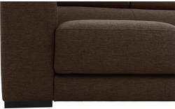 Goossens hoekbank nora bruin stof - 8190040-211-01-gespiegeld