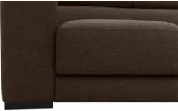 Goossens hoekbank nora bruin stof - 8190040-211-01-gespiegeld