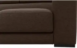Goossens hoekbank nora bruin stof - 8190040-211-01