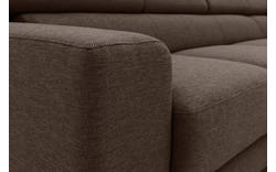 Goossens hoekbank nora bruin stof - 8190040-211-01-gespiegeld
