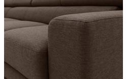Goossens hoekbank nora bruin stof - 8190040-211-01