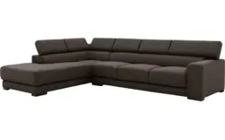 Goossens hoekbank nora bruin stof - 8190040-213-01